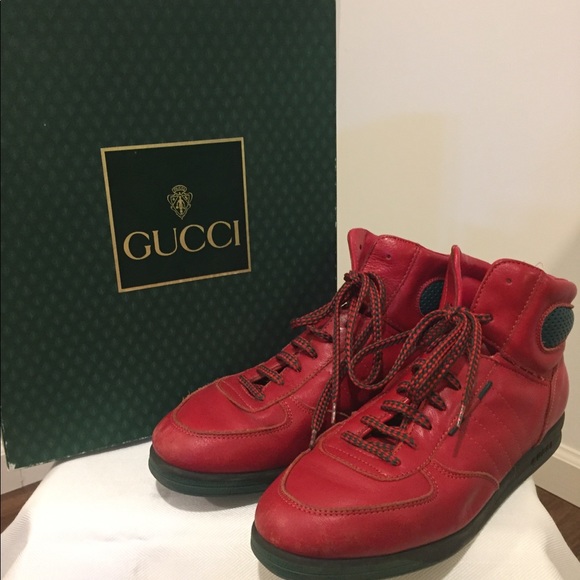 vintage gucci high top sneakers